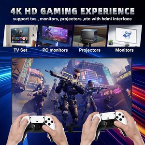 Tay cầm chơi game cổ điển phiên bản chuyên nghiệp 2025, 23.000+ trò chơi, thẻ nhớ 64GB, tần số kép 2.4GHz, phích cắm EU - Product Image 2