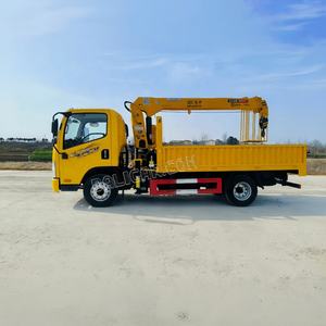 FAW 4x2 Mini camioneta montada en grúa telescópica hidráulica 3 toneladas 4 toneladas 5 toneladas combustible diésel furgoneta de carga a la venta - Product Image 4