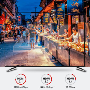 สาย HDMI ความเร็วสูง 4K60Hz 18Gbps หัวต่อชุบทอง สำหรับจอเกมมิ่ง ทีวี Xbox PS5 ขายดี - Product Image 5