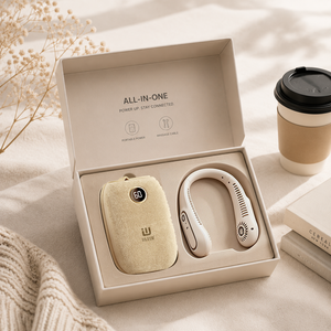 All-In-One <b>Multifunctional</b> Tech Accessories Set With Phone Stand Wireless <b>Charger</b> Case Earbuds Holder Personalized Logo - Product Image 5