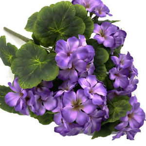 En stock : Plante verte artificielle réaliste de type Geranium et Begonia, idéale pour la maison, les dortoirs, les cafés et les espaces intérieurs. - Product Image 4