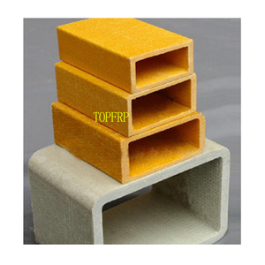 Perfil Rectangular de Fibra de Vidrio, Perfil FRP, Perfil GFRP, para Soporte de Techos en Edificios - Product Image 4
