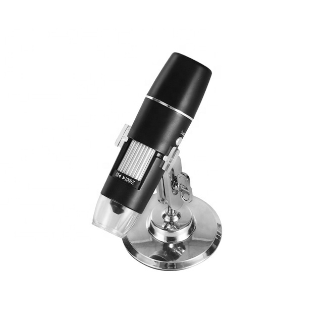 Pocket Stereo Digital Microscope 1000x Zoom Electron WiFi with LCD Screen for Student 1080p Video Use