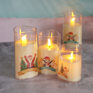 LED Electronic <b>Candle</b> 3D Flame Flameless Realistic Flickering Battery Operated Ornament <b>Christmas</b> <b>Tree</b> Festive Atmosphere - Product Image 4