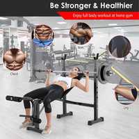 Banc de musculation multi-tailles en gros pour usine, chaise de fitness adaptée à la maison, à l'école, à la salle de sport, à l'hôtel, équipement d'entraînement complet du corps