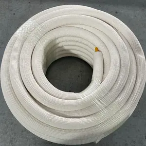 Climatiseurs 1/4 <span class=keywords><strong>3</strong></span>/<span class=keywords><strong>8</strong></span> 15m <span class=keywords><strong>10m</strong></span> 20m blanc PE isolation tuyau en cuivre - Product Image 4