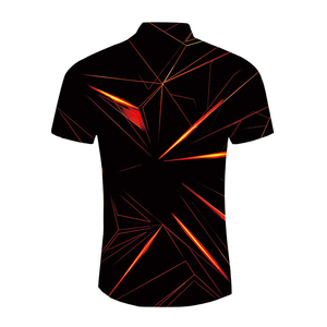 Chemises polo pour hommes à manches courtes, légères, avec impression par sublimation du logo, vêtements de fitness, fabrication OEM, marque privée, vêtements de fitness pour hommes - Product Image 2