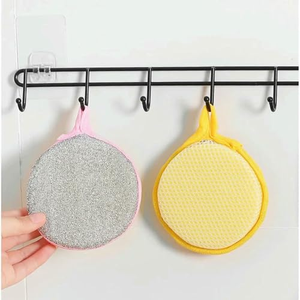 ฟองน้ำล้างจานแบบสองด้าน สำหรับทำความสะอาดครัวเรือน ทนทาน ขายส่ง - Product Image 2
