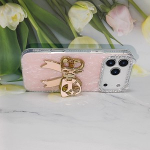 เคสโทรศัพท์แบบตั้งได้ Bow Bling สำหรับ iPhone 17 Pro Max 16 15 11 ลายหูแมว ประดับเพชร ป้องกันกล้อง พร้อมกลิตเตอร์ สำหรับสาวๆ ผู้หญิง - Product Image 3
