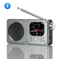 [Version transfrontalière] Vente en gros d'usine, haut-parleur radio MP3/MP4 professionnel, horloge, matériau ABS, écran, rechargeable, 10 heures d'autonomie