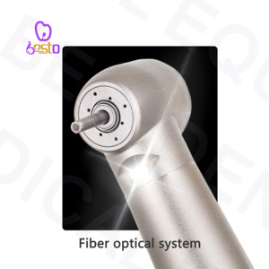 Turbine dentaire manuelle à haute vitesse avec fibre optique LED et raccord rapide pour dentiste - Product Image 3