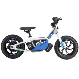Equilibrio 12 pulgadas neumático bicicleta eléctrica ciclo 36V batería de litio E equilibrado niño niñas bebé niños equilibrio bicicleta niños