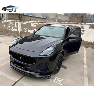 Adatto per Maserati <span class=keywords><strong>Grecale</strong></span> M: Kit Modifica in Fibra di Carbonio - Labbro Anteriore, Minigonne Laterali, Labbro Posteriore, Alettone Superiore, Accessori Decorativi e Kit Carrozzeria Completo - Product Image 4