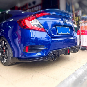 3 Piezas de Difusor de Parachoques Trasero para Honda Civic 10ª Generación 2016-2020, Protector de Parachoques, Accesorio de Modificación - Product Image 1