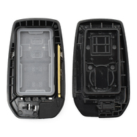 Carcasa Universal para Llave Inteligente con Control Remoto Keyless Go, 4 Botones, TOY12, Llave de Emergencia sin Cortar, Funda para Llave de Coche, Repuesto de Llaves de Vehículo