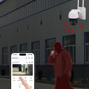 กล้องรักษาความปลอดภัยกลางแจ้งแบบ Full HD 3MP IP66 พร้อม IR Night Vision กล้องวงจรปิดแบบใช้พลังงานแสงอาทิตย์ต่ำ - Product Image 3