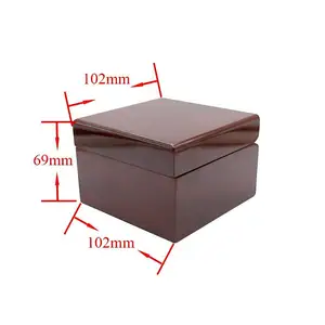 Nueva <span class=keywords><strong>Caja</strong></span> de Lujo de Madera Marrón para Almacenamiento y Regalo de Relojes Diseñada para Marcas como Rolex, <span class=keywords><strong>Omega</strong></span> y Seiko - Product Image 1