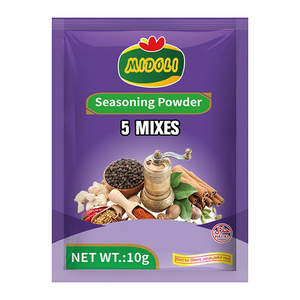 Condimento Multiusos en Polvo con 5 Mezclas - Directo de Fábrica - Mezcla de Especias para Barbacoa, Freidora de Aire y Pasta - Sobres de 10g - Venta al por Mayor - Product Image 1