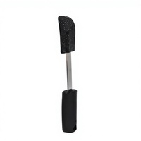 Spatule en silicone antiadhésive légère et écologique avec manche en nylon, résistante au lave-vaisselle, en acier inoxydable, pour la cuisine