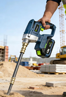 Industrieller 20V Akku-Bürstenloser Betonrüttler, Lithium-Zementvibrationsstab zur Blasenentfernung im Bauwesen