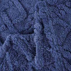 Solid Lightweight <b>Throw</b> Blanket for Couch, Fuzzy Soft Blankets with Decorative Jacquard Pattern, Warm and Fluffy,All Seasons - Product Image 5