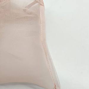 Pochette en <span class=keywords><strong>organza</strong></span> de soie personnalisée avec cordon de serrage, rose, luxe, pour le rangement de parfums et de cosmétiques, sac cadeau pour mariage - Product Image 5