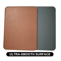 Kustomisasi Grosir BestGift LR01 Alas Meja Anti Selip dari Kulit PVC PU Embossed yang Tahan Lama, Alas Mouse, Hadiah