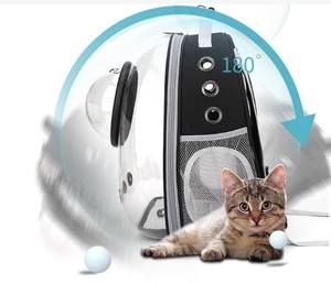 Tas Travel membawa <span class=keywords><strong>Guangzhou</strong></span> tas berjalan anjing ruang gelembung Harness kucing dapat diperluas ransel pembawa hewan peliharaan - Product Image 4