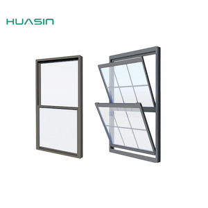 <span class=keywords><strong>Finestra</strong></span> <span class=keywords><strong>a</strong></span> Ghigliottina Personalizzata con Finitura Effetto Legno e Serratura di Sicurezza, Standard USA, per Progetti di Ville di Lusso - Product Image 1