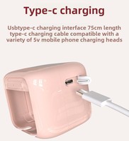 Stérilisateur de brosse à dents intelligent UVC avec fonction de séchage automatique et minuterie intégrée, veilleuse, rechargeable par USB-C