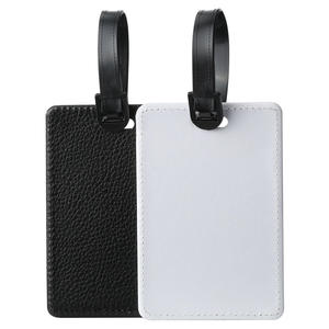 Accessoires de voyage : Étiquette de bagage en cuir véritable, écologique et faite à la main, porte-adresse pour valise, étiquette d'embarquement portable - Product Image 2