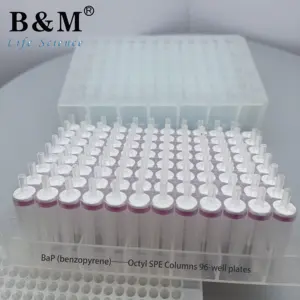 Consommables de laboratoire B & M, aliments, tests pharmaceutiques, prétraitement des échantillons BaP (benzopyrène) 96/384-well SPE plat