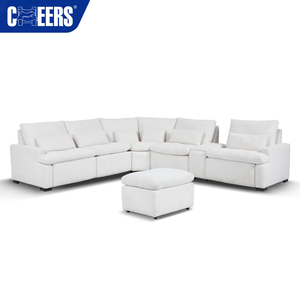 MANWAH CHEERS Nouveaux grands meubles de maison Ensembles de canapés inclinables pour salon Canapé d'angle modulaire pour salon Canapé en L - Product Image 2