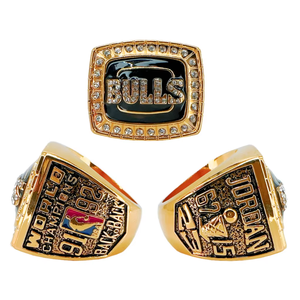 Vente en gros 1992 <span class=keywords><strong>Chicago</strong></span> and <span class=keywords><strong>Bulls</strong></span> Anneaux de championnat <span class=keywords><strong>Jordan</strong></span> Basketball Anneaux Bijoux en alliage avec des prix bon marché - Product Image 1