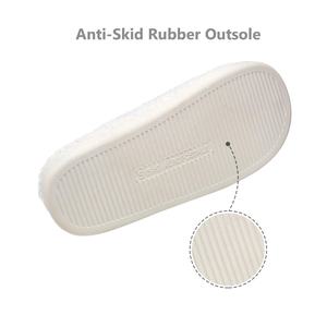 Pantoufles à fourrure de dessin animé pour femmes YL-1929-Chaussures de maison intérieures/extérieures confortables, diapositives antidérapantes en peluche avec des motifs mignons - Product Image 4