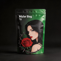 Sachets refermables personnalisés avec impression en héliogravure, anti-odeur, 3,5g, 14g, 28g, sachets refermables de qualité alimentaire, sachets en Mylar