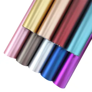 Kalınlığı 0.2mm yeni katı renk parlak ayna metalik yansıma Polyester TPU lamine İnce Film CraftsTPU film poşetler ayakkabı
