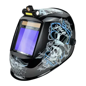 TRQ高安全等级蓝色焊接玻璃焊接滤镜careta para soldar自动变暗焊接头盔