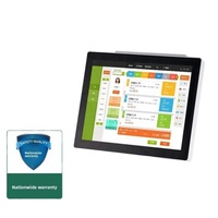 Caisse enregistreuse POS tout-en-un 15,6 pouces à écran simple et double pour les magasins de thé au lait, les restaurants, les supermarchés, avec commande tactile