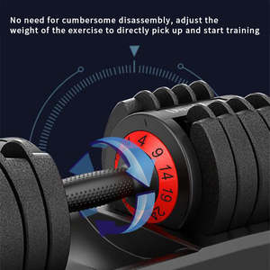 Oem Hot Sell High Quality Gym Equipment Set New Design Fitness China Weight <strong>25kg</strong> Gym Dumbbells Adjustable <strong>Dumbells</strong> - Product Image 6