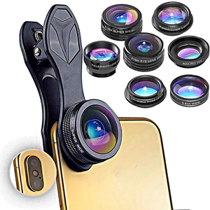 7 1 Ống Kính Điện thoại lồi đặt Clip-on Fisheye + Macro + tele + 2 góc rộng + CPL + Kính vạn hoa OEM Tùy chỉnh cao - Product Image 3