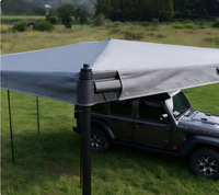 Auvent de toit de voiture Haval 4x4 tout-terrain pour camping en plein air, étanche, extensible de 90 à 360 degrés, avec LED intégrées, rétractable