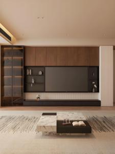 Living Room Furniture Simple Modern Solid Wood <b>Tv</b> Cabinet - Product Image 2
