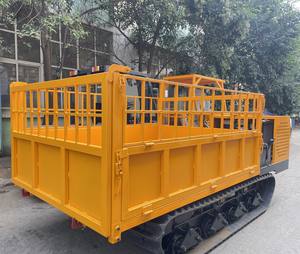 Mini-dumper hydraulique compact sur chenilles, auto-chargeur, tout-terrain - Product Image 3