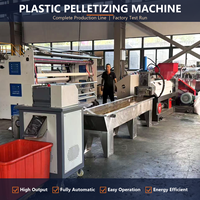 Machine d'extrusion de plastique PP PE pour le recyclage et la granulation des films et des morceaux de déchets