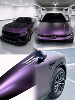 Film de protection de carrosserie automobile en vinyle 3M TPU mat, ultra-résistant, couleur changeante violet Pinot Noir, anti-rayures, anti-jaunissement, 1,52*17M, vente en gros