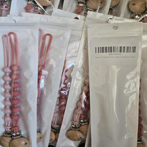 Jouets pour tout-petits bébé anneaux de dentition doux sans BPA arc-en-ciel conception confortable poignée pépinière récréation Silicone bébé sucette - Product Image 2