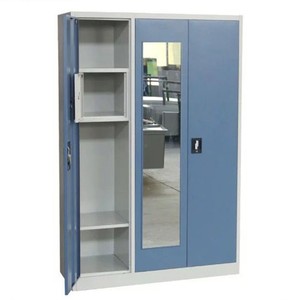 Armoire en acier moderne à 2 portes, économique, pour usage scolaire, mobilier de chambre à coucher - Product Image 6