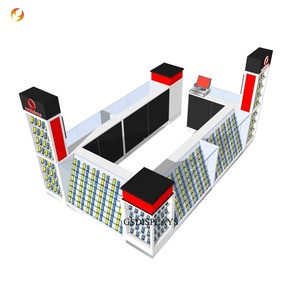 Bán lẻ Điện thoại Phụ kiện Showcase kiosk quầy kính thanh lịch Điện thoại di động kiosk cho trung tâm mua sắm trang trí - Product Image 6