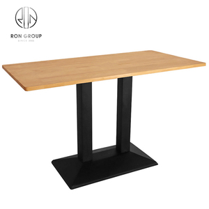 Bán buôn Trung Quốc cà phê tùy chỉnh cửa hàng thức ăn nhanh bảng vuông Vòng cafe thương mại gỗ hiện đại nhà hàng đồ nội thất bảng - Product Image 6